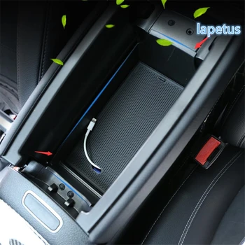 Lapetus Centrálne Multifunkčné Úložný Box Telefón Zásobník Na Príslušenstvo Kryt Kit Vhodný Pre Mercedes Benz Triedy W177 A200 A220 2019 2020