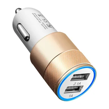 2Ports Hliníková USB Nabíjačka do Auta + Typ C USB-C Nylon Nabíjací Kábel pre Samsung Galaxy A01 A10 A20 A30 A40 A50 A51 A71 M21 M31