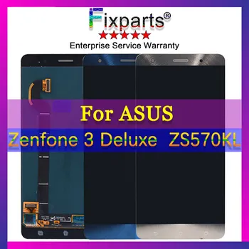 LCD Displej pre Zenfone 3 Deluxe Z016S Z016D ZS570KL LCD Displej a Dotyková Obrazovka Digitalizátorom. Montáž