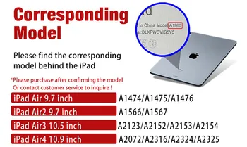 Zviera Sériu Prípad Tabletu Apple IPad Vzduchu 4 10.9