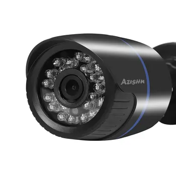 AZISHN HD 720P 960P 1080P 48V PoE IP Kamera, Vonkajšie Nepremokavé INFRAČERVENÉ Nočné Videnie kamerový Bezpečnostný Bullet IP CCTV Kamery