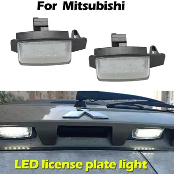 2KS LED špz Lampa pre Mitsubishi Lancer Sportback 2008-UP,pre Mitsubishi Outlander2006-up