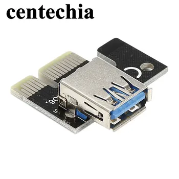 PCI-E slot karty PCI E Express 1X až 16X grafická karta Stúpačky Kartu USB 3.0 Extender Kábel Napájací zdroj Pre Bitcoin Litecoin Baník