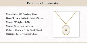 Pevné 925 Sterling Silver Šperky Choker Náhrdelníky Clavicle Reťaz Prepojenie Colgante Collares Na Narodeniny, Výročie Strany Darček