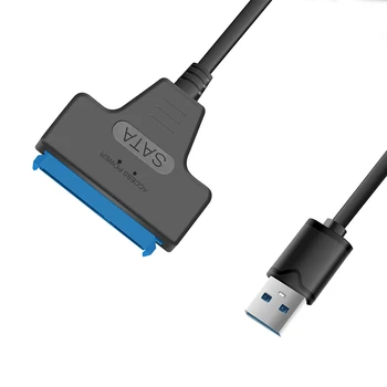 USB 3.0 pre SATA III Adaptér pre 2.5 v SDD HDD Pevných Diskov SATA III, USB 3.0 Externý Prevodník a Kábel usb, Podpora UASP Porta