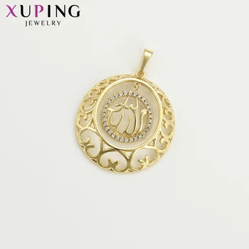 Xuping Módny Prívesok pre Ženy Klasické Šperky Svetlo Žlté Zlato Farebný Náhrdelník Prívesok Vianočný Darček 33747