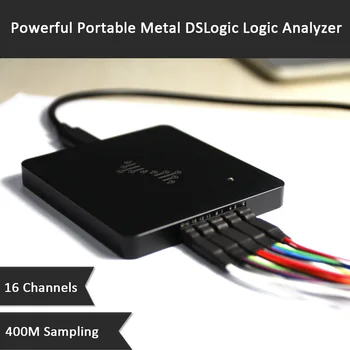 DSLogic U2 Základné Výkonné Prenosné Kovové DSLogic Logika Analyzer 16 Kanálov 100MHz USB-založené Ladenie Logika Analyzer