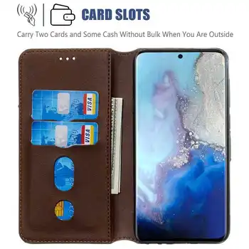 Móda Peňaženky, Kožené puzdro Pre Samsung Galaxy S20 S11 S10 S9 S8 Plus S20 Ultra S11e S10E Telefón puzdro