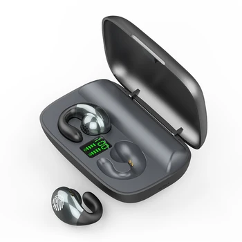 S19 Kostné Vedenie Bluetooth Slúchadlo Nosenie Slúchadiel V Uchu Slúchadlo 2200 MAh Power Bank Športové Slúchadlá Pre Smartphone