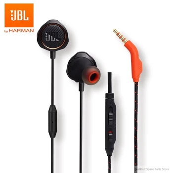Nový JBL QUANTUM 50 Káblové In-ear Herné Slúchadlá E-športové Headset s Mikrofónom pre Mobilné/PlayStation 4/Nintendo Prepínač/iPhone