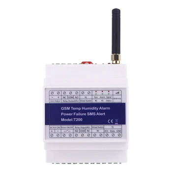 GSM 3G, 4G Teplota Vlhkosť Výkon Monitorovania Stavu Relé T200 SMS Alarm
