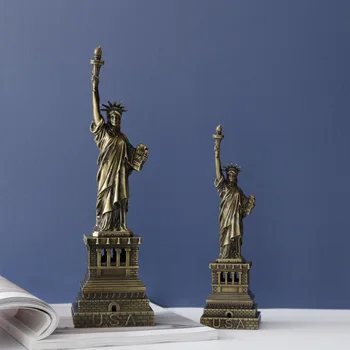 ERMAKOVA retro socha kovové Sochy Slobody socha model sochy moderný office home dekorácie, doplnky New Yorku so suvenírmi