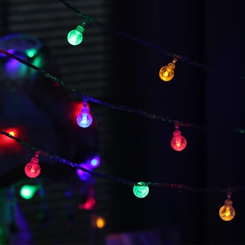 5M 10M Garland Loptu String Svetla Batérie Powered Vianočné Svetlo pre Dovolenku Svadobné Krytý Vonkajší dc svetlo LED Fairy Party Decor