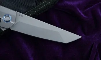 LEMIFSHE RFT Plutvy skladací nôž M390 čepeľ ložisko titánu rukoväť camping lov vonkajšie ovocie Nože výchovy k DEMOKRATICKÉMU občianstvu nástroje