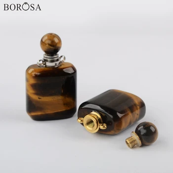 Tigrie Oko Esenciálny Olej Difúzor Konektor pre Náhrdelník z Prírodného Kameňa parfum fľašu esenciálny olej fľaše pre ženy náhrdelník