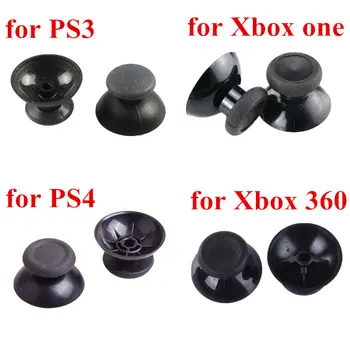100ks Čierny Radič Analógový Ovládač pre Playstation 4 PS3, Xbox jeden Xbox 360 Switch Controlle Palec Ovládač Stick Kryt
