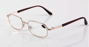 Módne Kovové pánske Okuliare na Čítanie ženy krištáľové Sklenené šošovky Prezieravosť Presbyopia okuliare +0.50, aby +100 +200 +250 +600