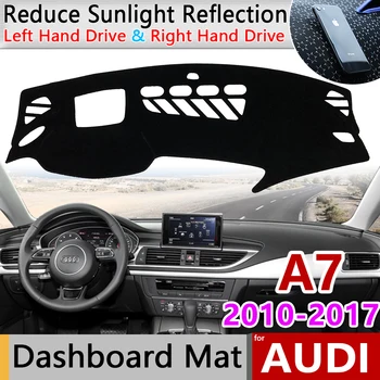 Pre Audi A7 2010~2017 4G8 Anti-Slip Mat Panel Kryt Pad Tieni Dashmat Koberec Príslušenstvo S-line 2011 2013 S7 RS7