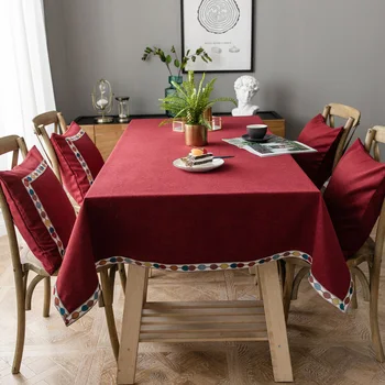 Nepremokavé obrusy obdĺžnik svadieb a podujatí stôl dekorácie zdobia jedáleň pre tabuľku obrusy pre 5 farieb