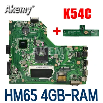 Akemy Doske W/ HM65 4GB-RAM, HDMI Pre Asus K54LY K54HR X54H X54HR K54L K54C X54C notebook doske testované pôvodné práce