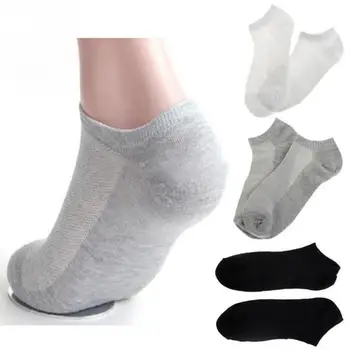 20Pcs=10Pair Pevné Oka pánske Ponožky Neviditeľné Ponožky Mužov Lete Priedušná Chudý Muž Loď Ponožky Cvičenie Basketbal Športové
