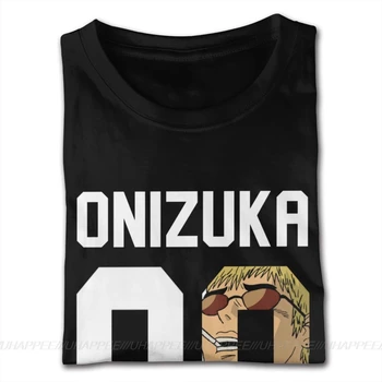Krátke Rukávy, Okrúhly Golier Čistej Bavlny Great Teacher Onizuka GTO Tee-Shirt BigSize Mužov S T Košele
