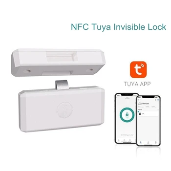 Tuya APLIKÁCIE Smart Bluetooth Zásuvky NFC Zámok Lockless Neviditeľné Č Otvor Zámok Súbor Kabinetu Zámok Šatník Zámok Zásuvky Prepínač