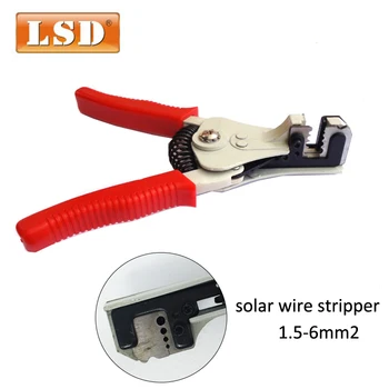 Automatické solárne pv kábel drôt striptérka stripping nástroj 1.5-6mm2 LS-700E solárne drôt stripping nástroj