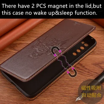 Originálne kožené magnetické mobilný telefón prípade držiteľa karty kryt pre OPPO Realme 6 Pro/OPPO Realme 6 závesu prípade stojan funda coque