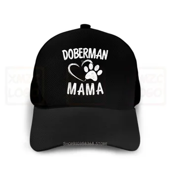 Premium Doberman Mama Darček Psa Dobie Milenca Oblečenie Dobermann Mama Baseball Cap