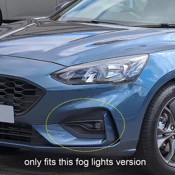 Pre Ford Focus 2019 2020 ST-Line ABS Uhlíkových Vlákien Auto Predné Hmlové Svetlo Kryt Výbava Hlavu Foglight na Čítanie Rám Vonkajšie Príslušenstvo