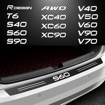 1PCS Kufri Stráže Nálepka Pre Volvo RDESIGN T6 AWD, S40, S60, S90 XC40 XC60 XC90 V40 V50 V60 V70 V90 Znak dekorácie
