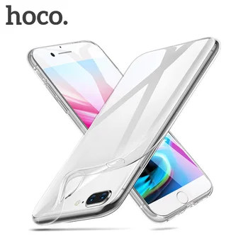 HOCO Jasné, Mäkké TPU puzdro pre iPhone 7 8 & 7 8 PLUS Transparentné Ochranné Originálny Kryt Ultra tenká Ochrana pre iPhone 8