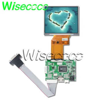 Wisecoco JT035IPS02-V0 3,5 palcový ips tft lcd displej 640 x 480 s vga av radič rada