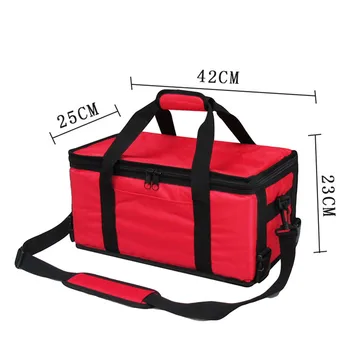 Vysoká kvalita 1680D nepremokavé Piknikový obed taška izolovaných prenosných textílie tepelnej Chladnejšie tašky veľké množstvo cestovných skladovanie kabelka