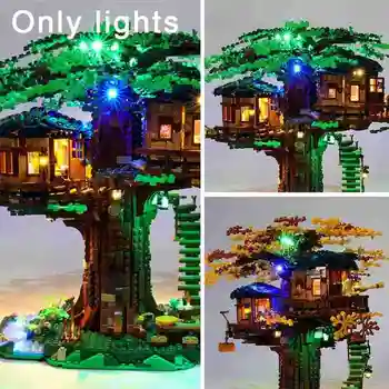 1 Sada LED Svetla Kit Pre LEGO 21318 Zostavené Stavebné Bloky Tvorivý Dom na Strome stavebným Osvetlenie, Dekorácie, Doplnky