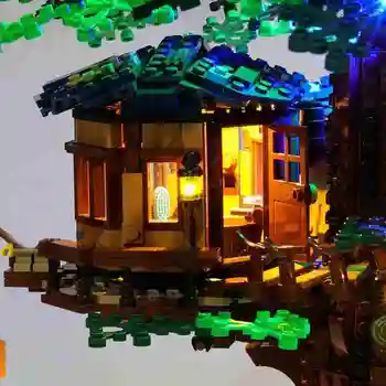 1 Sada LED Svetla Kit Pre LEGO 21318 Zostavené Stavebné Bloky Tvorivý Dom na Strome stavebným Osvetlenie, Dekorácie, Doplnky