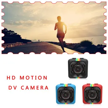 HD Športové DV Kameru SQ11 Matný Plast HD Nočné Videnie Detekcia Pohybu Stabilný Výkon Široký Uhol Snímania