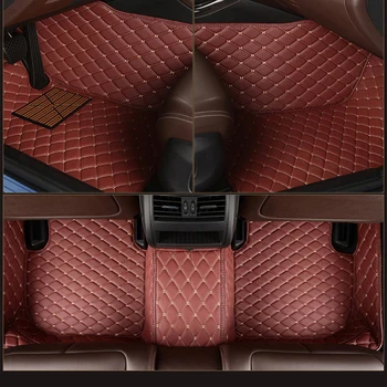Kožené Custom 5 Sedadla auto rohože pre Mercedes GLA TRIEDY GLA180 GLA200 GLA250 GLB250 auto Príslušenstvo koberec