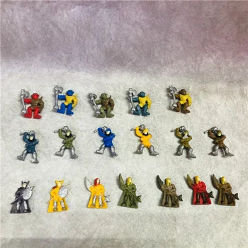 50pcs/veľa MIni Cartoon Akčné Figúrky 4cm Vojakov Vojnového Koňa Veľa Rôznych Malé Hračky pre Deti Kvality Decoratin Ozdoby
