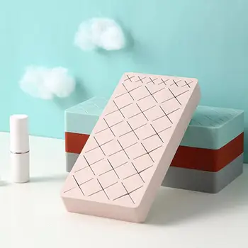 18-Grid Silikónové Rúž Úložný Stojan Kozmetika Úložný Box Multi-grid Inovatívny Displej Stojan make-up Držiteľ Domov Organizátor