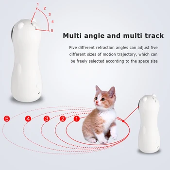 Automatické Mačky, Hračky, Interaktívne Smart Provokujúcej Pet LED Laserové Zábavné Ručný Režim Elektronické Zvieratko Laser Kat pre Mačky, chovateľské potreby