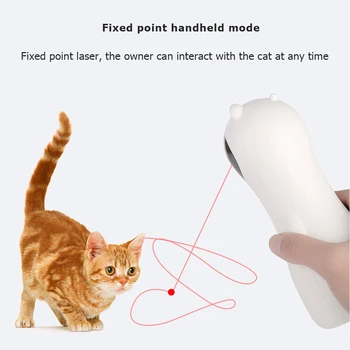 Automatické Mačky, Hračky, Interaktívne Smart Provokujúcej Pet LED Laserové Zábavné Ručný Režim Elektronické Zvieratko Laser Kat pre Mačky, chovateľské potreby