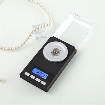 20 g/50g 0.001 g Mg Elektronické Zostatok Potravín Kuchyňa Hmotnosť Stupnice Mini Digitálny LCD Vyváženie Hmotnosti Vrecká Šperky Diamond Rozsahu