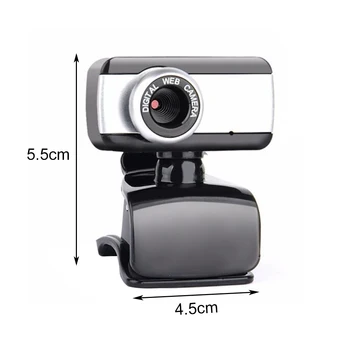 Vysoká Kvalita Webcam HDWeb Kamera so vstavaným MIKROFÓNOM Mikrofónom pre Notebook, Počítač PC USB Plug Play Web Cam Širokouhlé Video