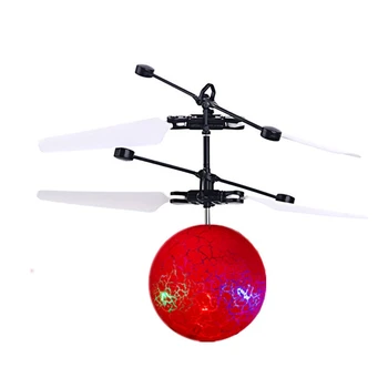 Infračervené, Indukčné Bezpilotné Lietajúce Flash LED Osvetlenie Loptu Vrtuľník Dieťa Dieťa Hračku Gesto-Snímanie Nie je Potrebné Používať Diaľkové Ovládanie U