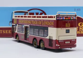 Zriedkavé Zliatiny Model 1:43 Ankai Double Decker Veľký Autobus Prehliadku Londýna Olympijských Diecast Toy Model Pre Zbierať,Dekorácie