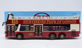 Zriedkavé Zliatiny Model 1:43 Ankai Double Decker Veľký Autobus Prehliadku Londýna Olympijských Diecast Toy Model Pre Zbierať,Dekorácie