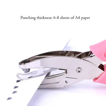 Priemer 1.5-6mm A4 Papiera Otvoru Puncher Kruh Lásky Star Tvarované jednootvorová Dierovačky DIY s Voľnými listami Papiera Fréza Dierovanie Stroj