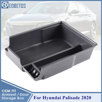 Auto Opierke Úložný Box Pre Hyundai Palisade 2020 Centrálna Konzola Úložný Box Interiéru Organizátor Príslušenstvo